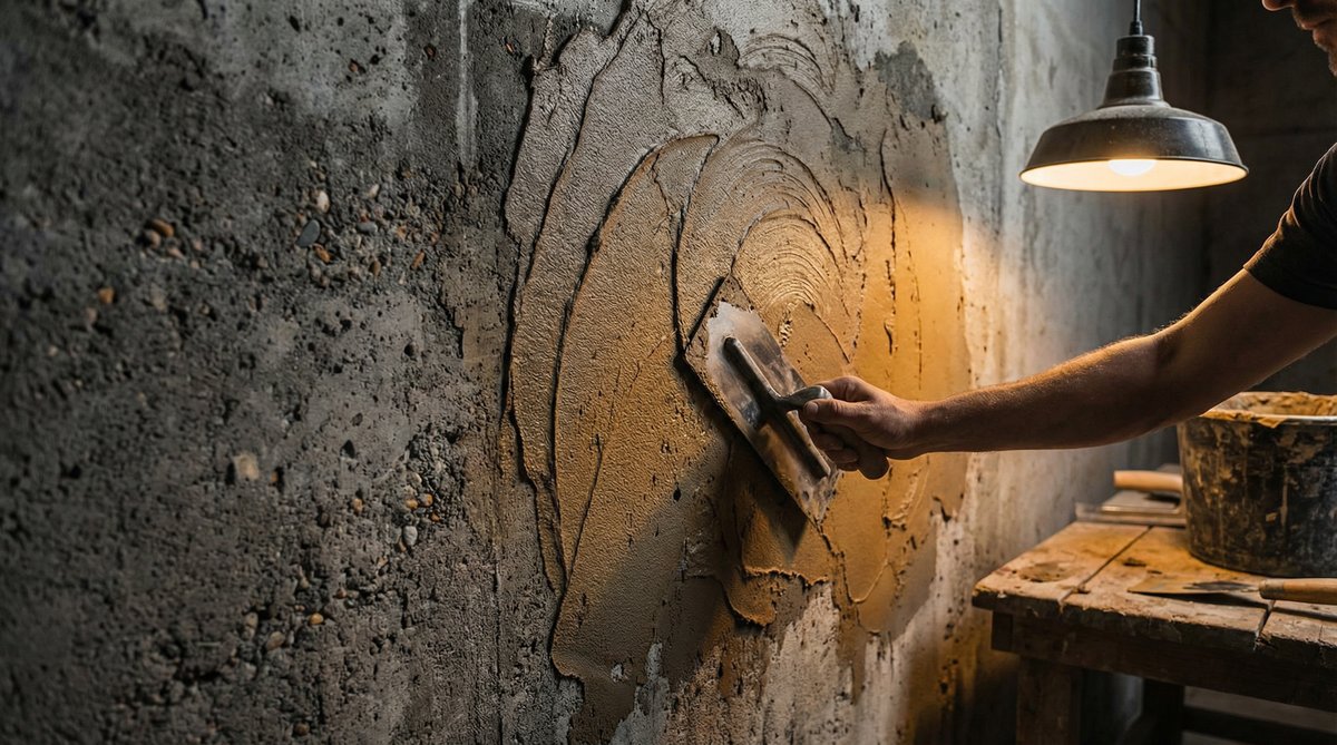 17c Loft水泥质感墙面涂装视频演示